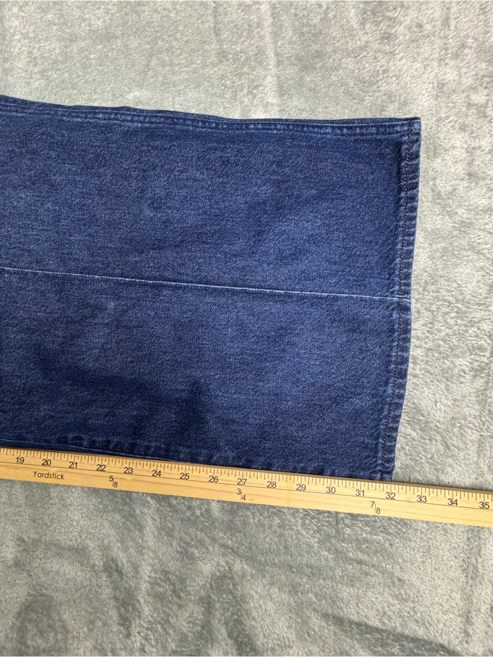 NEW Madewell Superwide-Leg Trouser Jeans Womens 33 Blue Dark Wash 100% Cotton - Picture 13 of 15